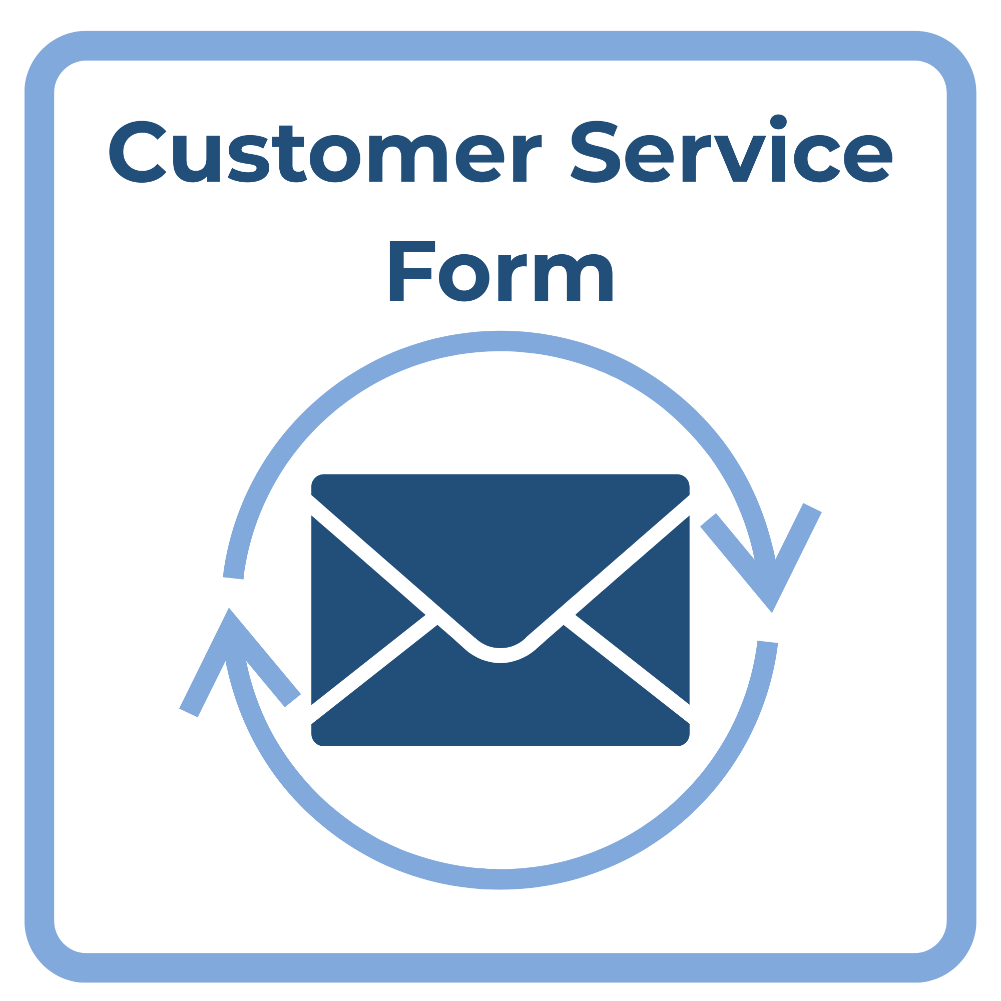 customer service form<br />
