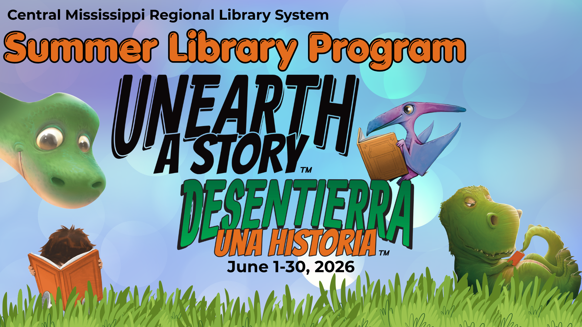 Summer Library Program-Unearth a Story-Dinosaurs