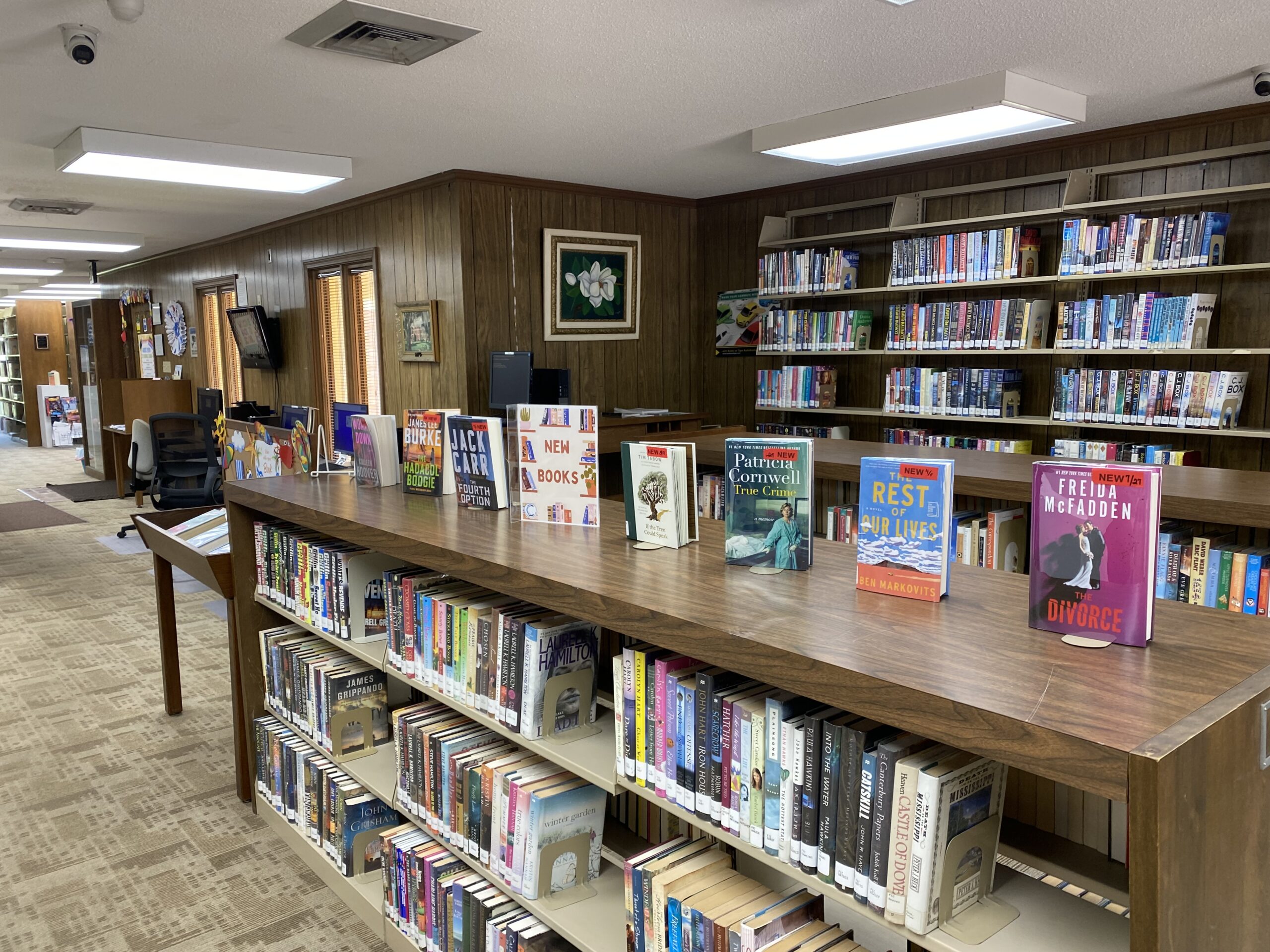 Interior of the Evon A. Ford Public Library