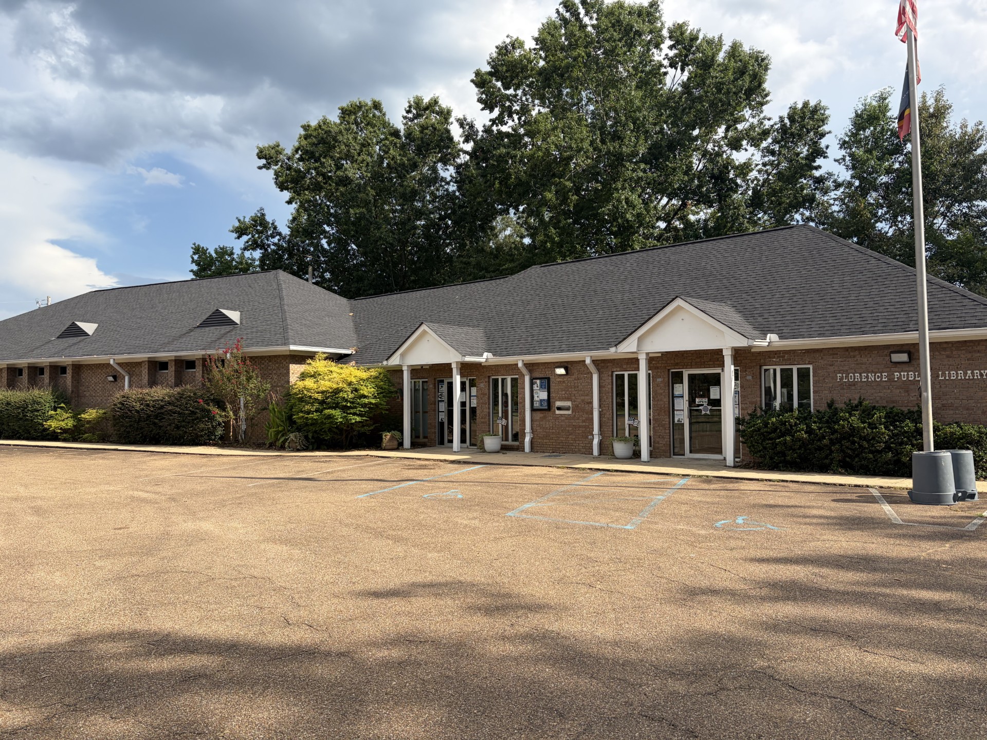 Exterior of the Florence Public Library