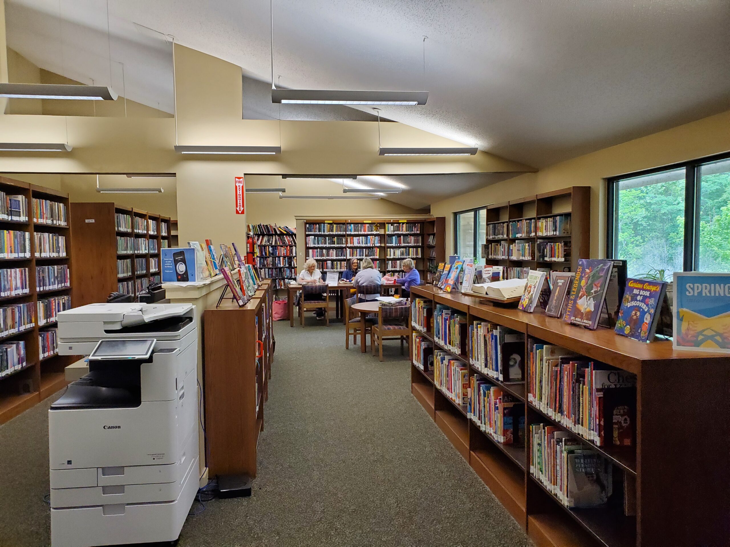 Interior of the Northwest Point Reservoir Public Library
