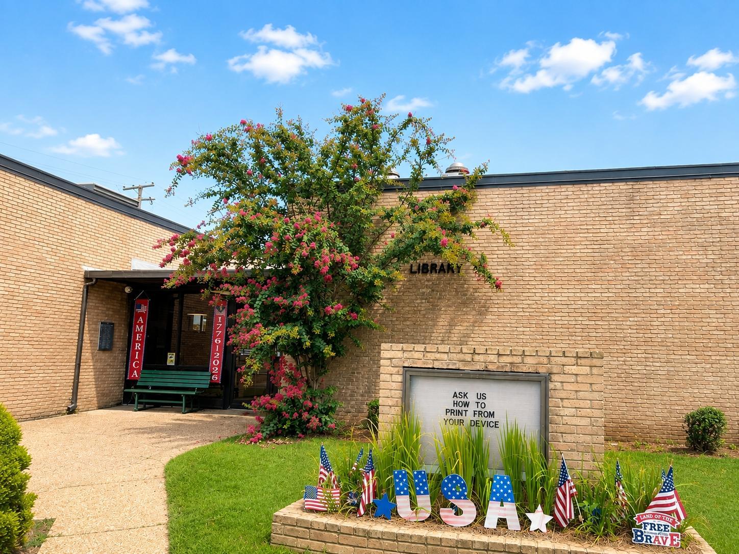 Exterior of the Magee Public Library