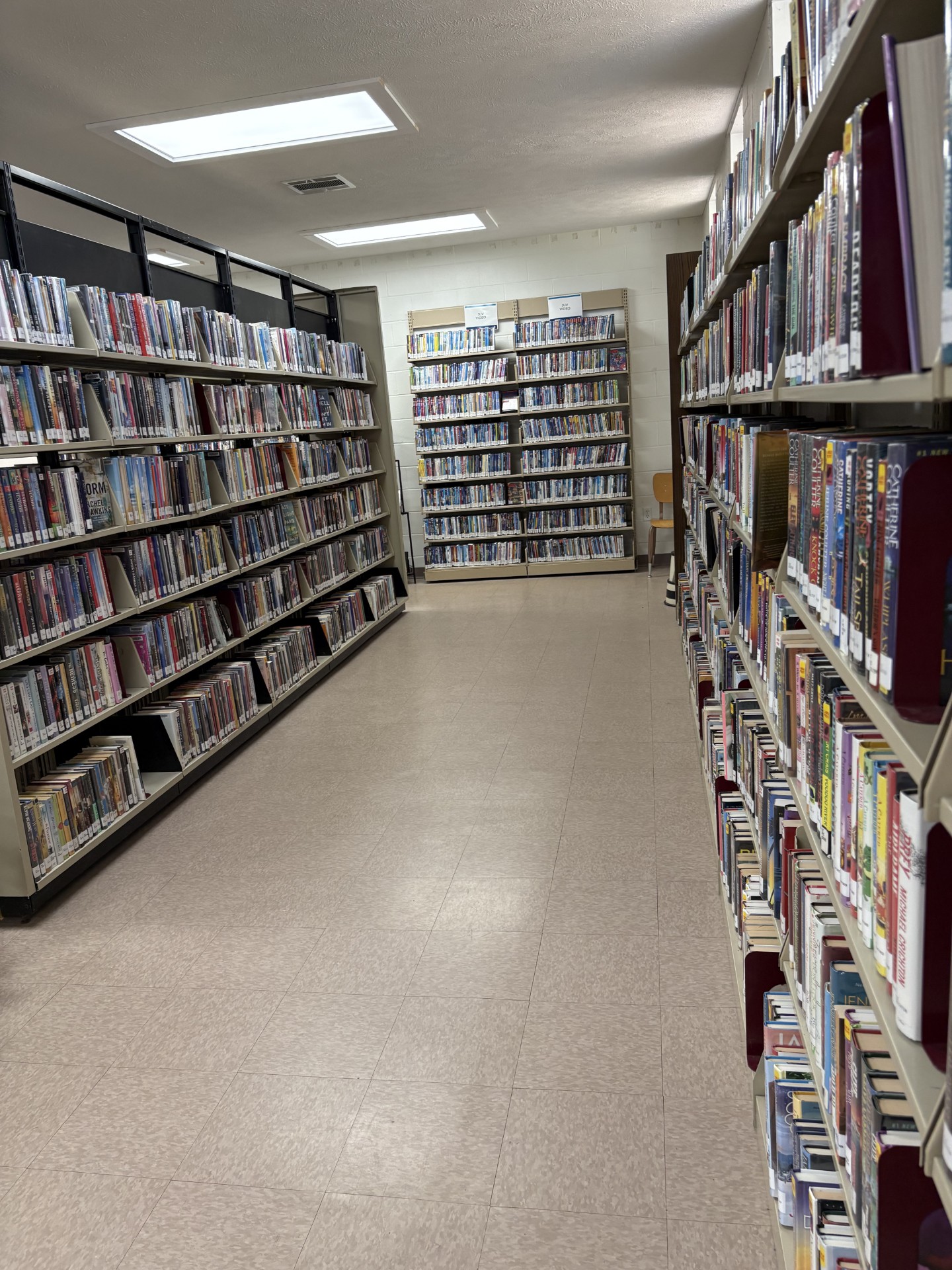 Interior of the Puckett Public Library
