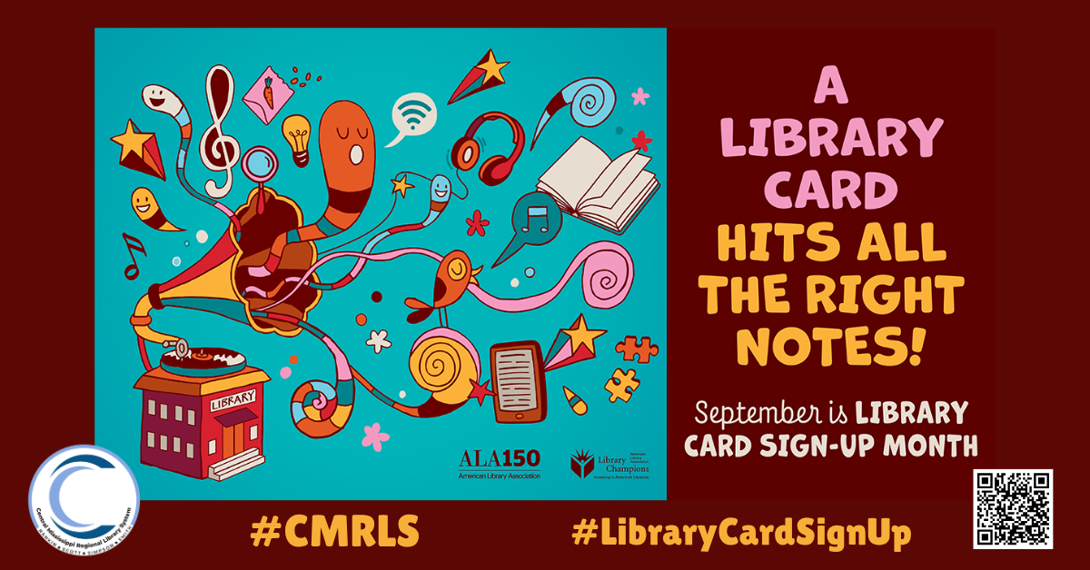 CMRLS Library Card Sign Up Month Initiative