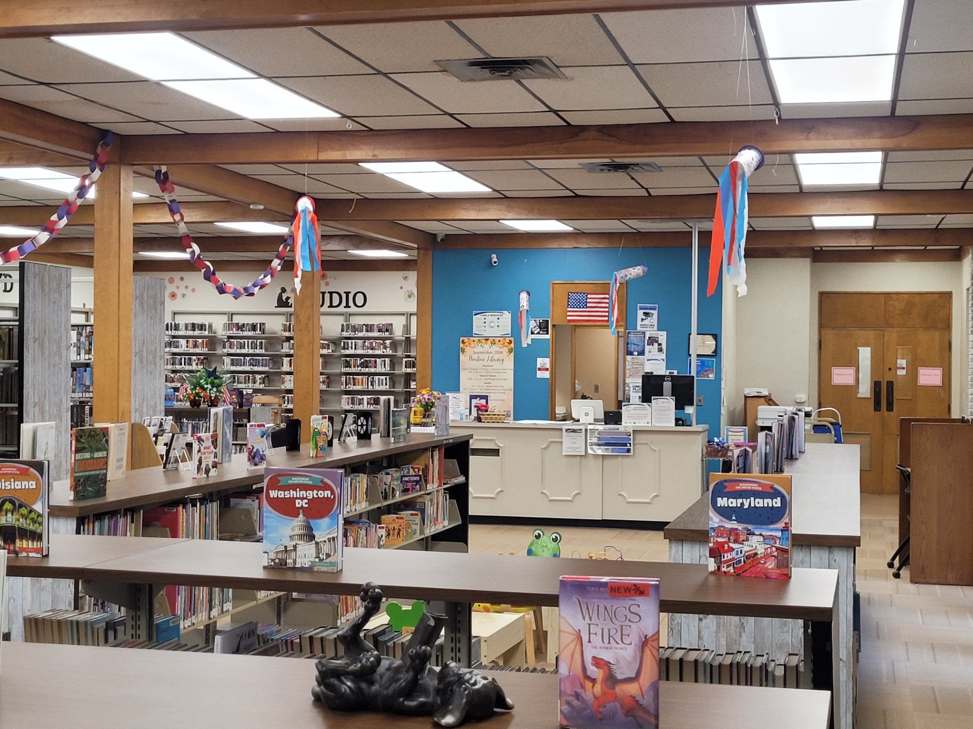 Interior of the Morton Public Library