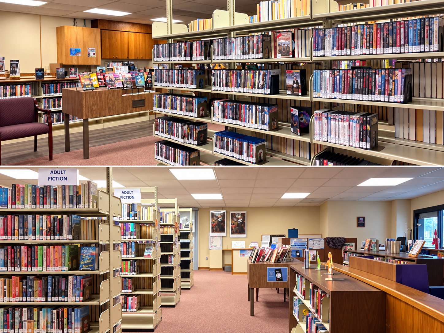 Interior of the R. T. Prince Memorial Public Library